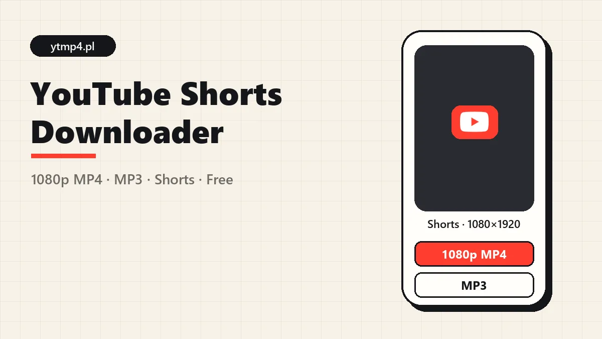YouTube Shorts downloader by YTMP4: download Shorts as vertical HD MP4